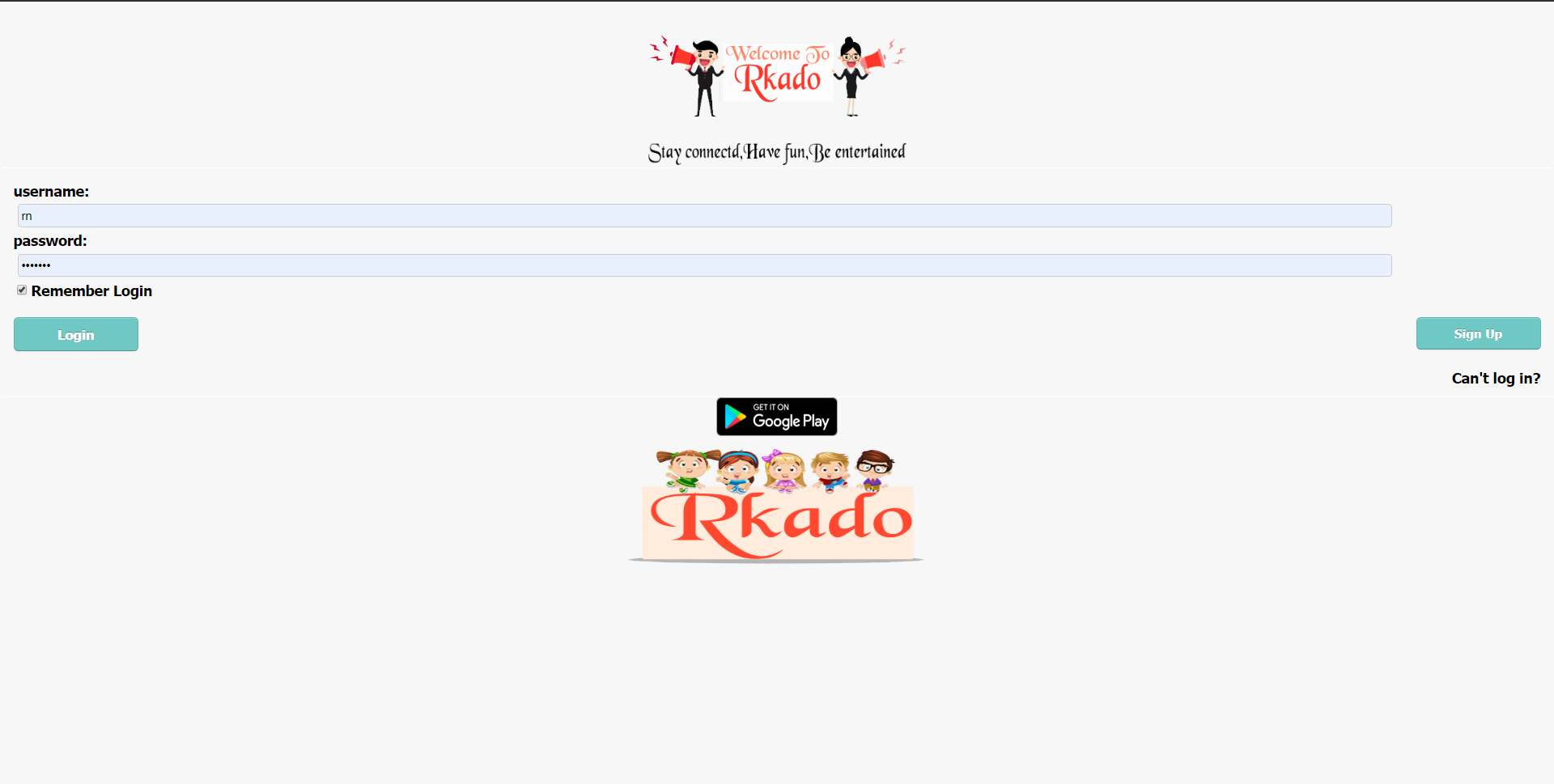 Rkado Social Network